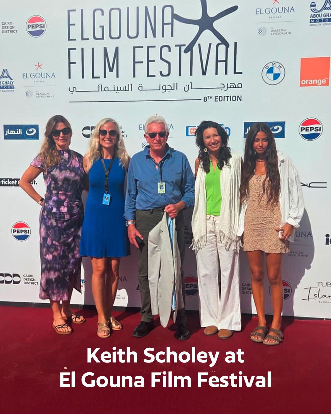 Keith Scholey at El Gouna Film Festival 2025, 8th edition 📽️✨
 
We were honoured to support filmmaker Keith Scholey,... Keith Scholey at El Gouna Film Festival 2025, 8th edition 📽️✨
 
We were honoured to support filmmaker Keith Scholey,...